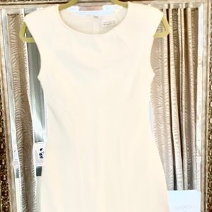 Bebe Fitted White Dress. Like New. Worn Once